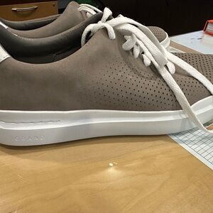 Cole Haan Men's Taupe and White Sneakers